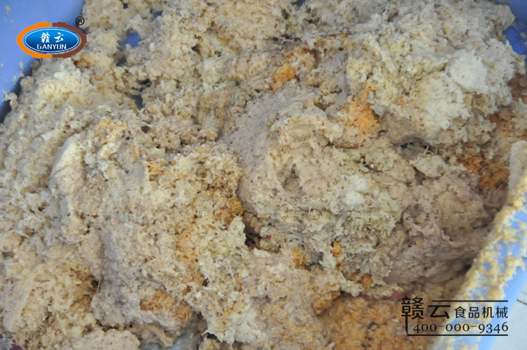 刷出來的紅薯粉